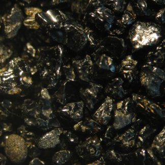 Black sandblasted sand aquarium substrate